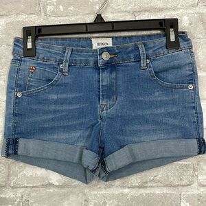 Hudson cuffed denim shorts